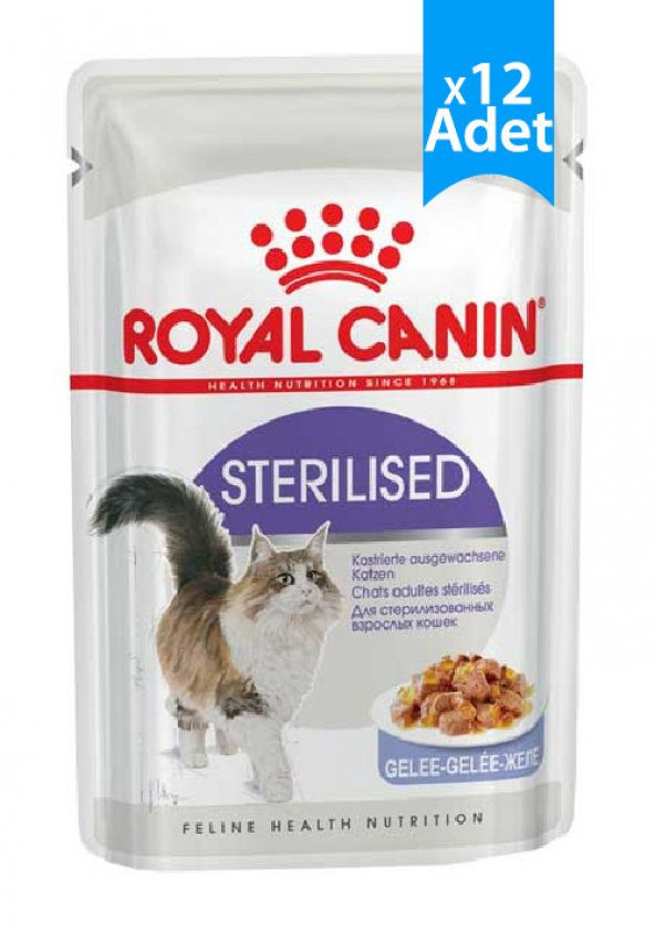 Royal Canin Sterilised Jelly Kısır Kedi Pouch Yaş Mama 85 Gr X 12 Adet