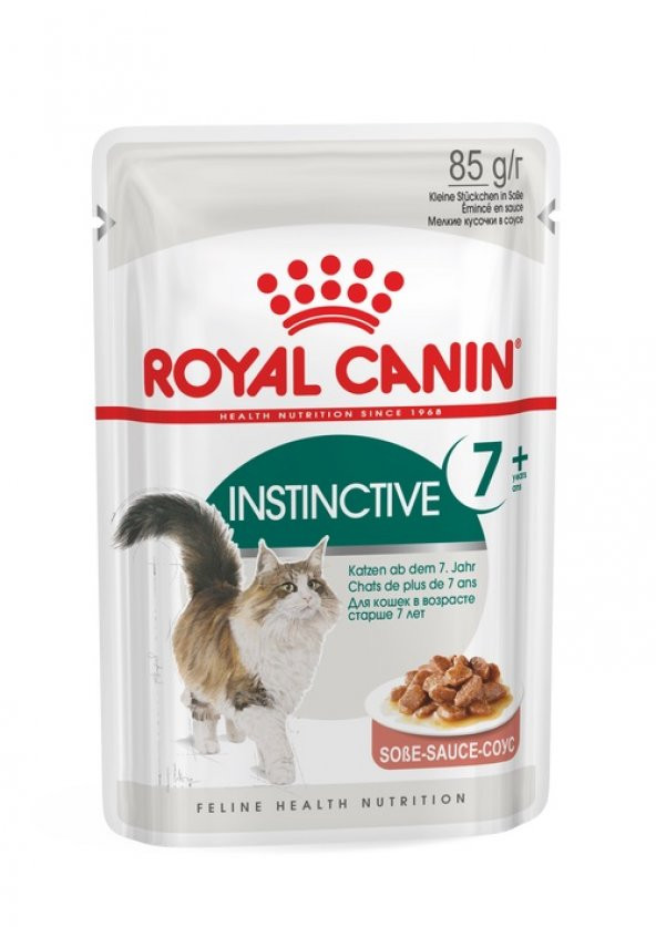 Royal Canin Instinctive +7 Gravy Pouch Yaşlı Kedi Maması 85 Gr X 12 Adet