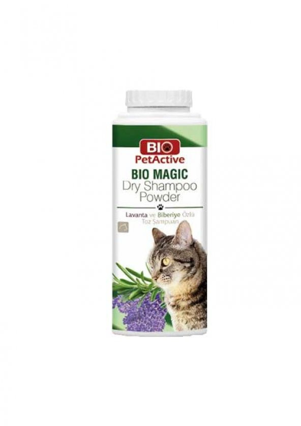 Bio Pet Active Lavanta Ve Biberiye Özlü Kuru Kedi Şampuanı 150 Gr