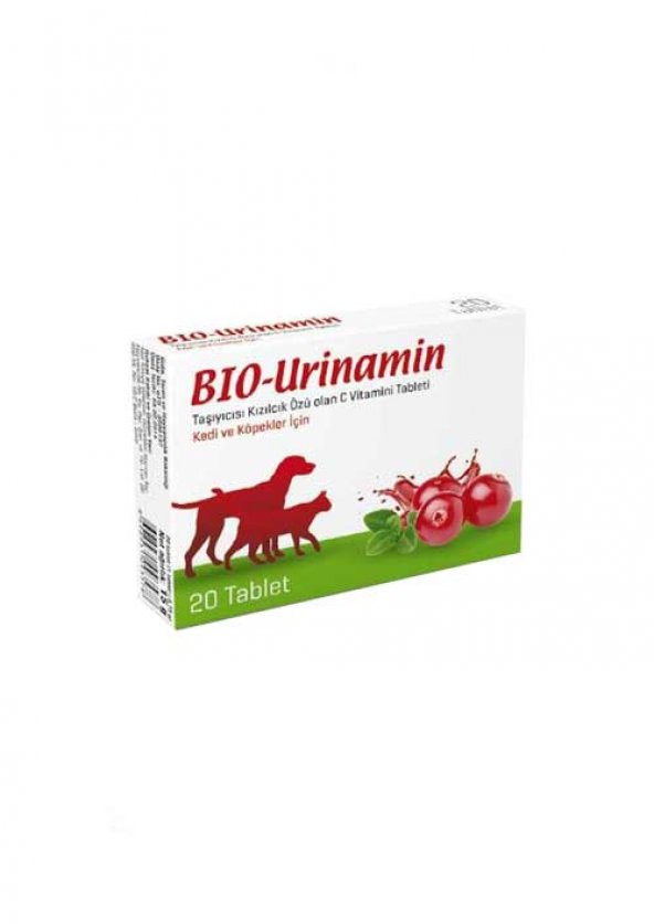 Bio Pet Active Bio Urinamin Kedi Ve Köpek İdrar Yolu Sağlığı 40 Tablet