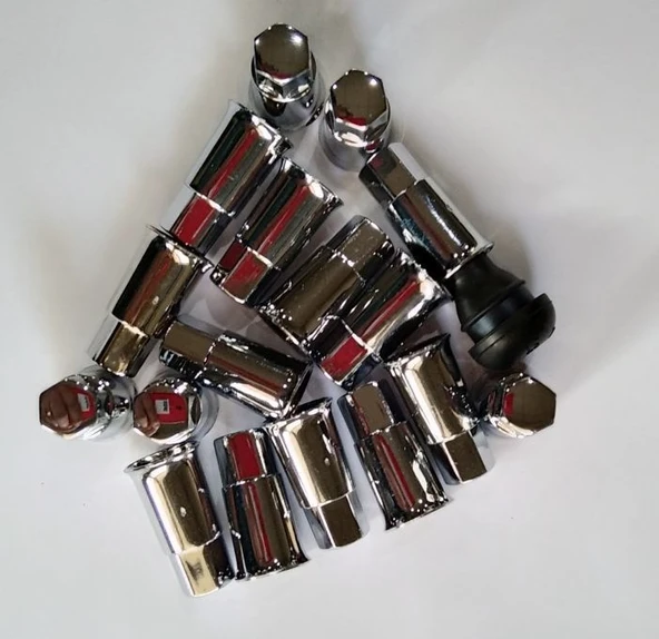 Kromajlı Yüksük ve Kapak -tek Parçalı- Sibop Kapağı - 20ad/pk ürün görseli