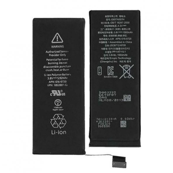 Apple İphone 5SE Batarya Pil Orjinal 1560 mAh 1 Yıl Garanti