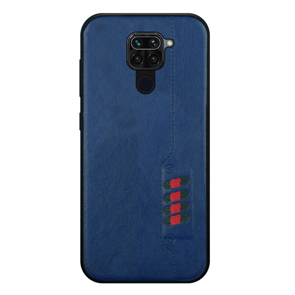 Xiaomi Redmi Note 9 Kılıf Busy Deri Arka Kapak - 5