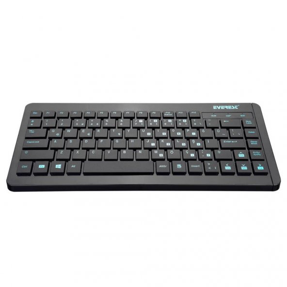 Everest KB-410 Siyah USB Türkçe Q Mini Klavye - 3