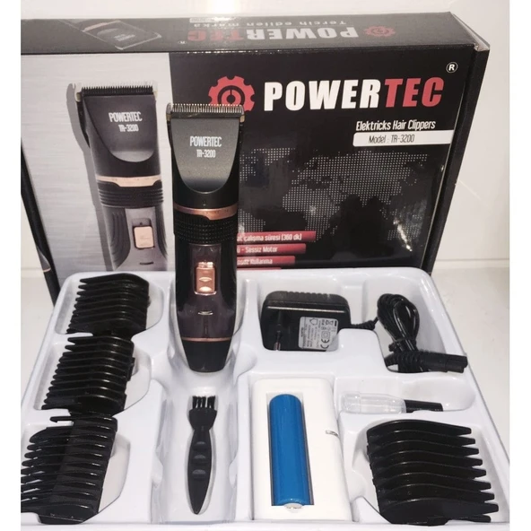 Powertec TR-3200 Profesyonel Şarjlı Saç Sakal Tıraş Makinesi - 2