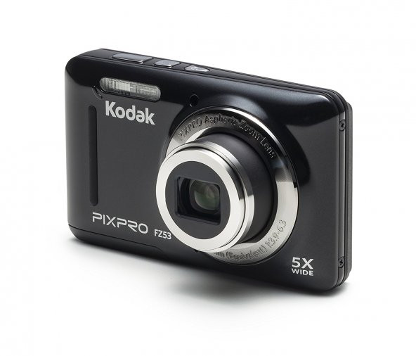 Kodak Friendly Zoom FZ53/5x Yakınlaştırma Dijital Fotoğraf Makinesi-Siyah
