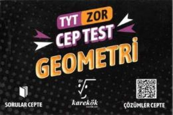 Karekök Yayınları TYT Cep Test Geometri (Zor)