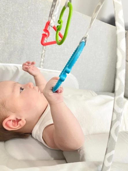 BabyJem Babynest Çanta 771 Gri Kare - 7