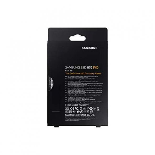 SAMSUNG 500GB 870 EVO 2,5" MZ-77E500BW 560/530MBs - 5