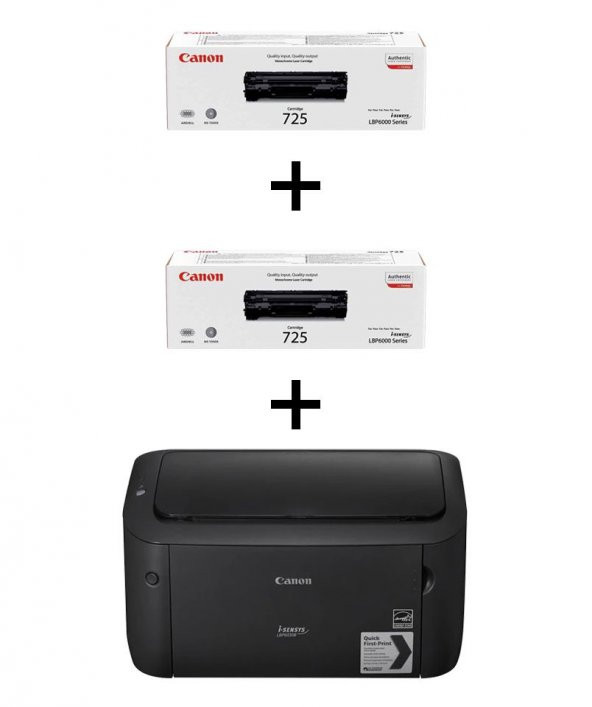 CANON MONO LASER YAZICI LBP6030B +2 TONER SİYAH LBP6030B BUNDLE EU