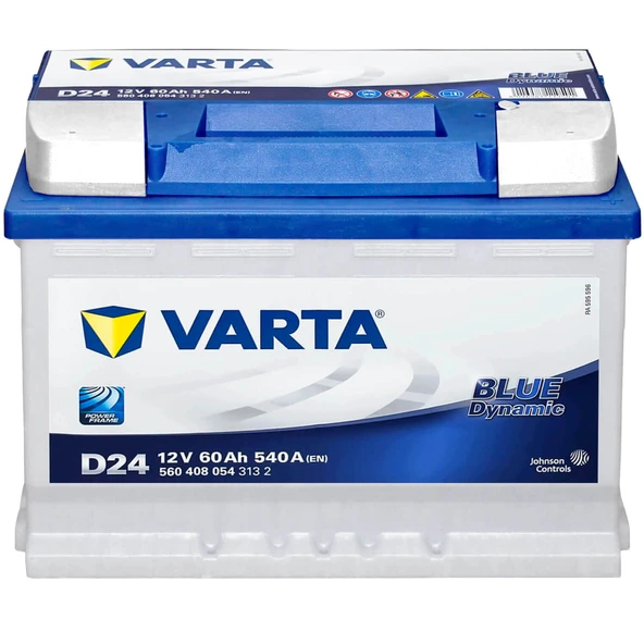 Varta Blue Dynamic D24 12 V 60 Ah 540 CCA Akü - 2025
