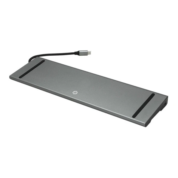 FRISBY FA-7720TC 10'lu USB Type-C DOCKING STATION (Çıkış:3*USB3.0+SD+M.SD+HDMI+RJ45+VGA+PD+Audio) - 2
