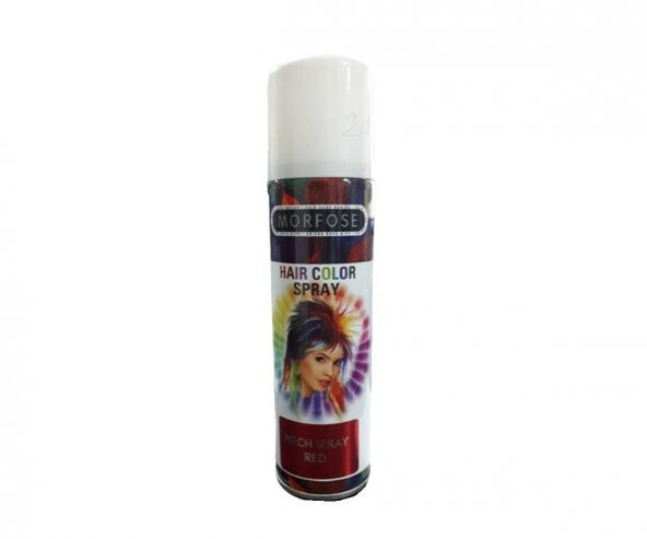 Morfose Mech Hair Color Renkli Saç Spreyi Red 150 ml