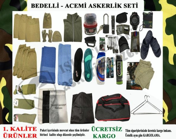Askerlik İhtiyaç Listesi 1 - 2