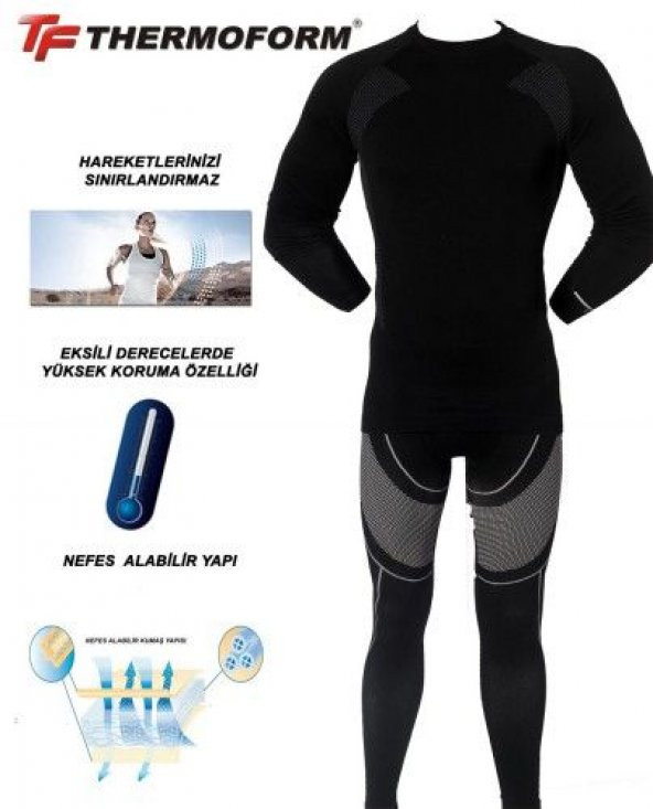 Thermoform Extreme Termal İç Giyim Erkek İçlik Set - 3