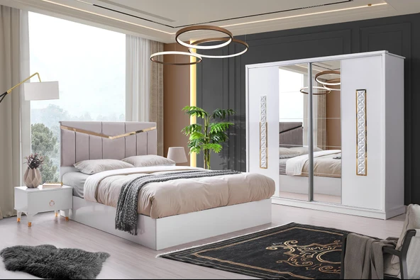 Palermo Komodin Beyaz Ücretsiz Nakliye - 5