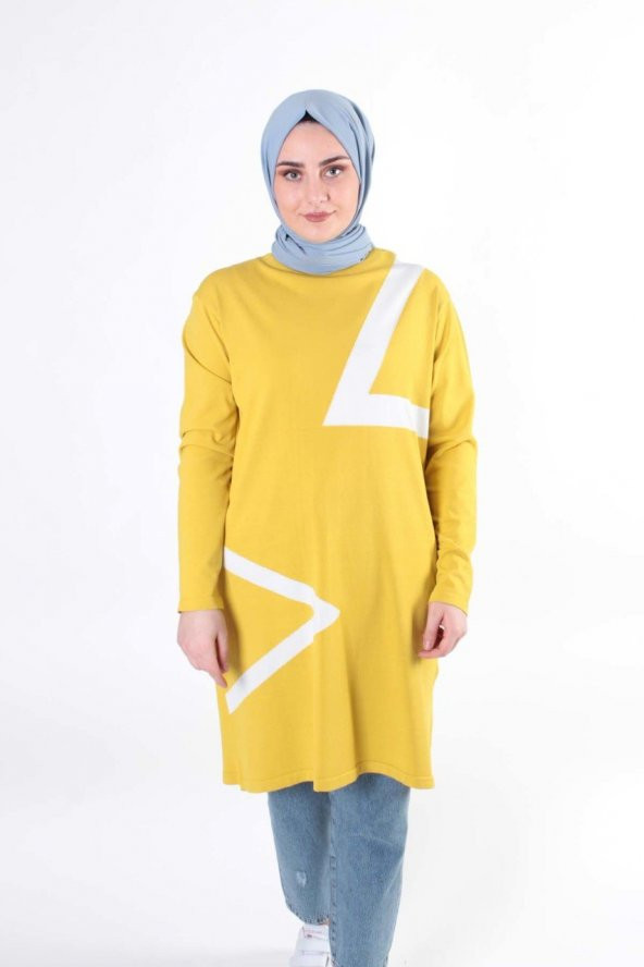 TRİKO MERSERİZE YAĞ YEŞİLİ TUNİK - 1