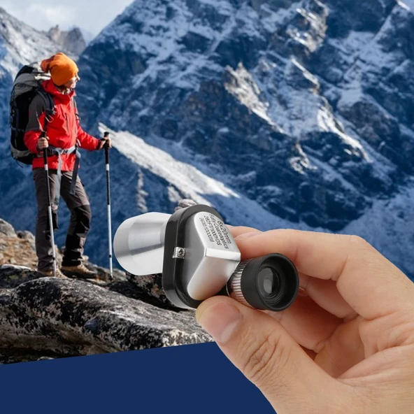 TriLine 8x20 HD Çözünürlük 1000m Görüş Taşınabilir Metal Monoküler Mini Cep Dürbün - Resim 14