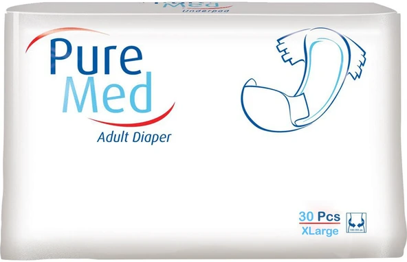 Puremed Hasta Bezi Bel Bantlı Tekstil Yüzey XL Extra Large 30 Lu Pk Tekli