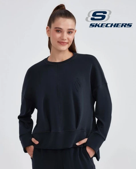 Skechers W Soft Touch Crew Neck S232186 Sweatshirt Kadın Sweatshirt
