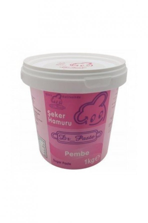 Dr Paste Şeker Hamuru 1 Kg - Pembe