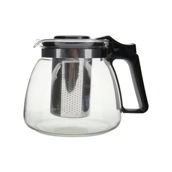 Kapris Isıya Dayanıklı Cam Demlik Süzgeçli Bitki Demliği 900 ml - 4