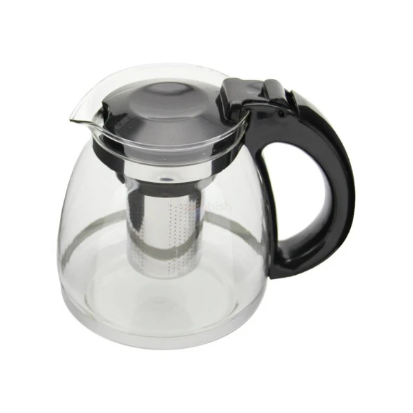 Perotti Isıya Dayanıklı Cam Demlik Süzgeçli Bitki Demliği 1500ml - 2