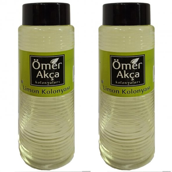 2 Adet 80 Derece Orjinal Limon Kolonyası 500 ml, Yüksek Alkollü Kolonya - 1