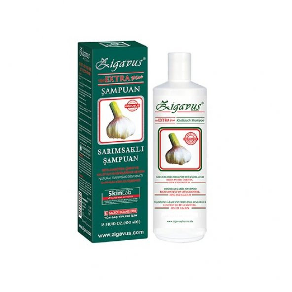 Zigavus Kokusuz Extra Plus Sarımsaklı Şampuan 450 ml - 1