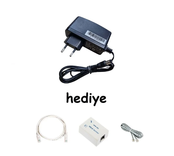 Zyxel 3312-1312-3625 VDSL2/Modem Roter Adaptörü 12 V 1.5 A Kalın Uçlu+Hediye