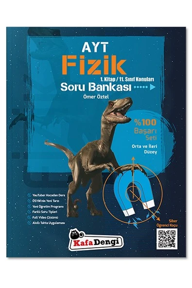 AYT Fizik Soru Bankası 1.Kitap Yüzde 100 Başarı Kafa Dengi Yayınları