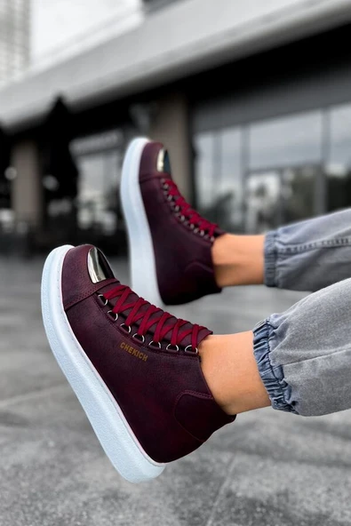 Pabucmarketi Erkek Bot Bordo - 4