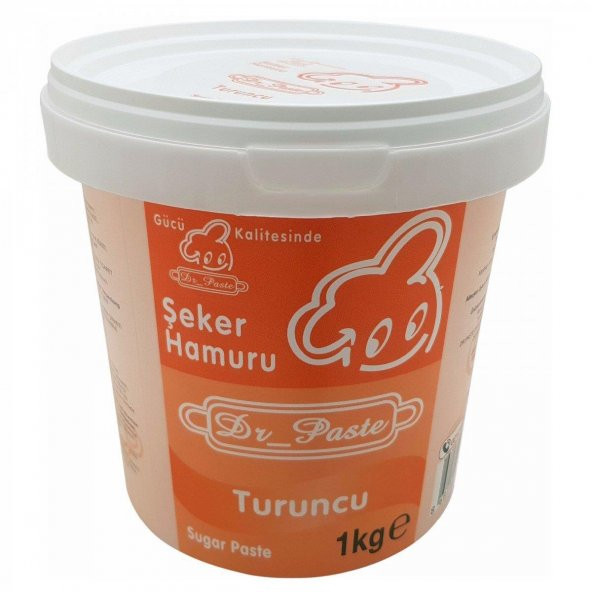 Dr Paste Şeker Hamuru 1 Kg - Turuncu