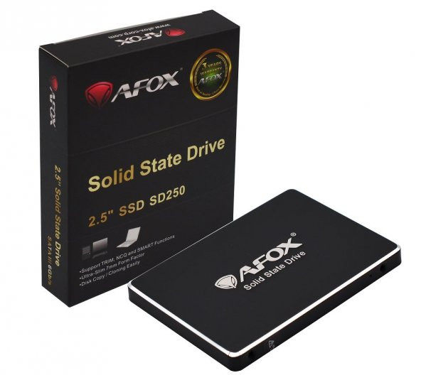AFOX 256GB SATA3 560-480MB/S 2.5 Flash SSD SD250-256GN