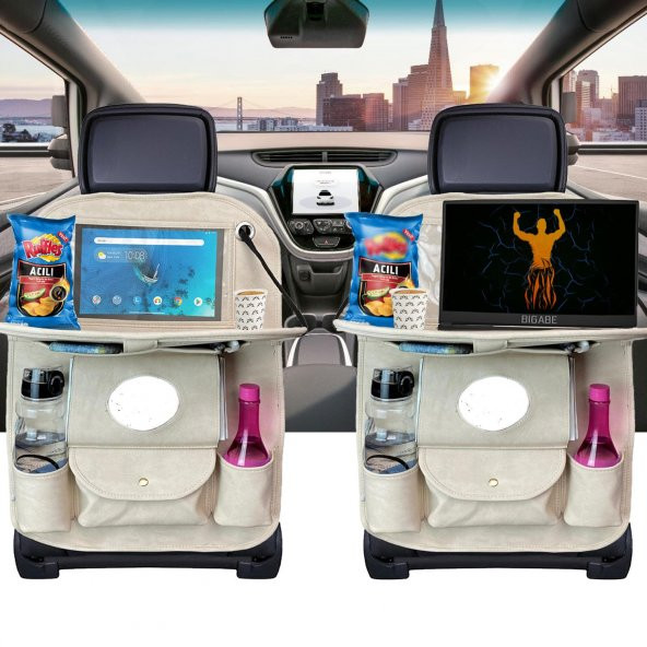Masalı Deri Organizer Car Sitbag - 7