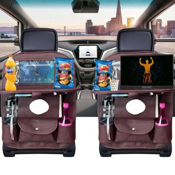 Masalı Deri Organizer Car Sitbag - 12