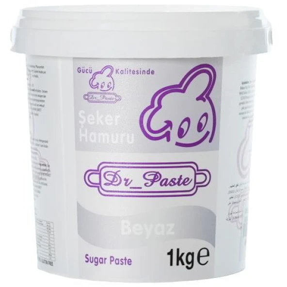 Dr Paste Şeker Hamuru 1 Kg - Beyaz