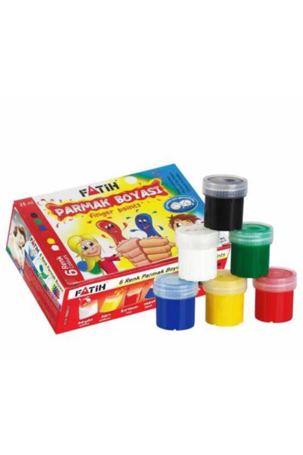 Fatih Parmak Boyası 25 ML 6 Renk (60 Paket) ürün görseli