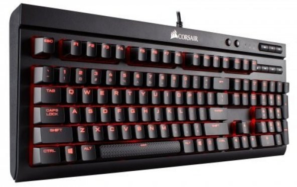 Corsair K68 CH-9102020-TR  Kırmızı Led Cherry MX Red Türkçe Mekanik Oyuncu Klavyesi - 5