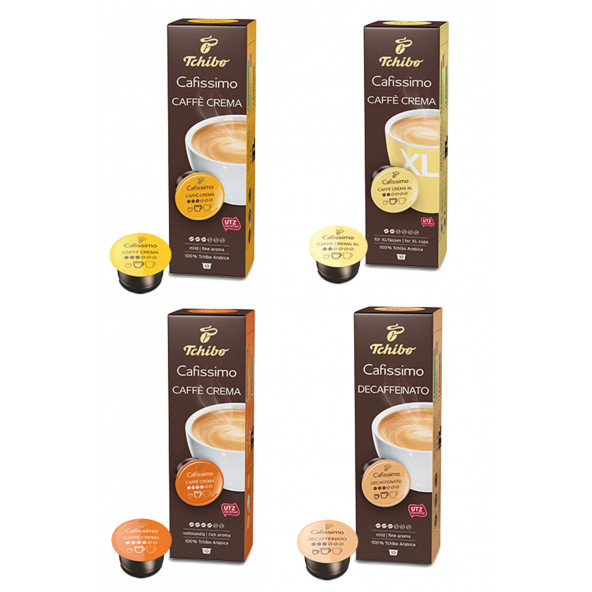 Tchibo Cafissimo Caffe Crema Kapsül Kahve Seti 10 Lu 4 Paket