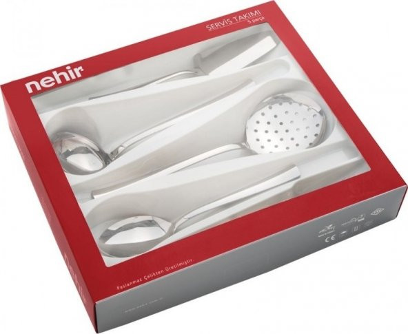 Nehir Lalezar 5 Parça Sade Servis Takımı - 2