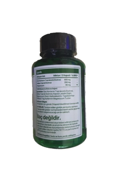 St. John's Wort Sarı Kantaron Ekstresi & Melisa Ekstresi 120 Kapsül - 2