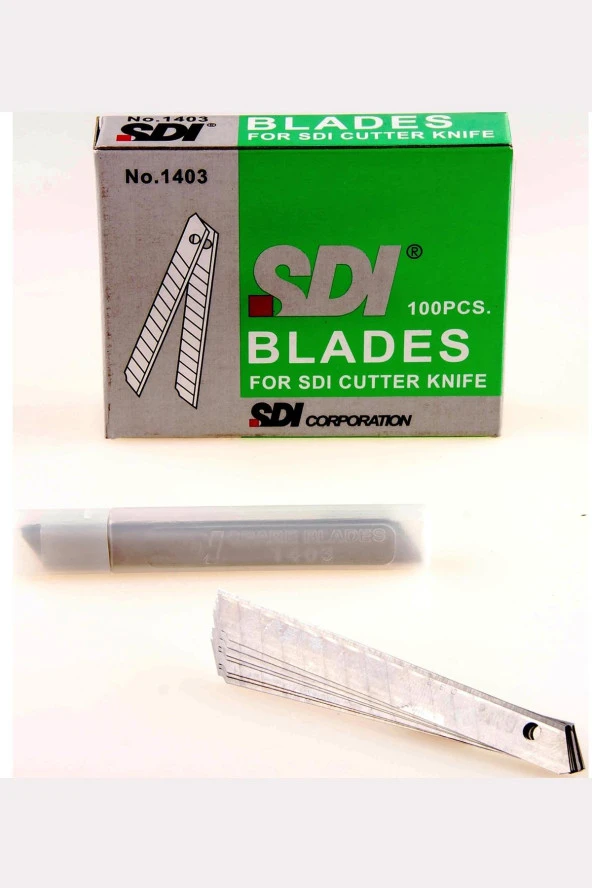 Sdi Sdı Maket Bıçağı Yedeği Dar (100'Lü)