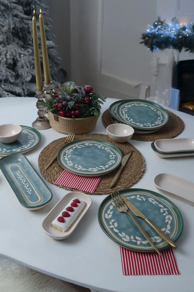 Keramika Berenice Kahvaltı Takımı 14 Parça 6 Kişilik 21730 - 2