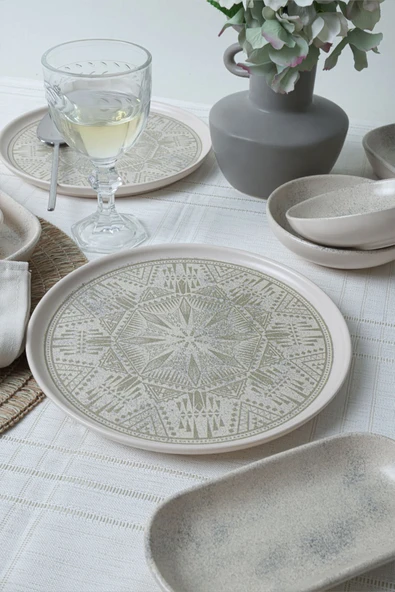 Keramika Groundlace Kahvaltı Takımı 14 Parça 6 Kişilik 21501 - 3