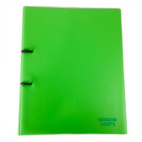 Önder Raınbow Colors 2 Halkalı Pvc Yeşil 121-19 - 3