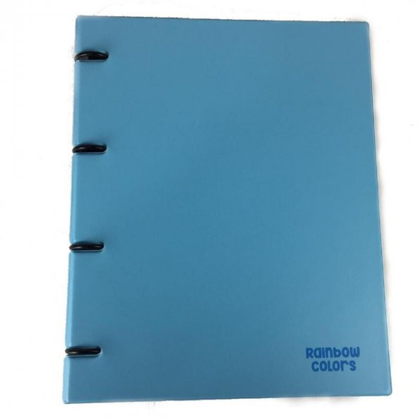 Önder Raınbow Colors 4 Halkalı Pvc Açık Mavi 122-21 - 3