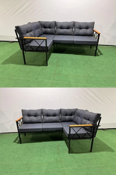 adımshops 2 2 Köşe Balkon-bahçe-kafe-çay Seti-koltuk Takımı-mutfak Köşe-ofis Koltuğu (YÖN DEĞİŞTİRİLEBİLİR) - 2