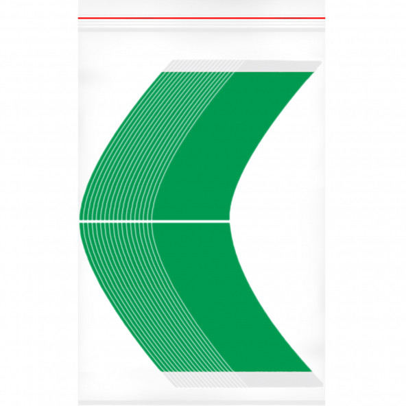 Walker Tape Easy Green™ Protez Saç Bandı Oval ''A'' (2.0cm x 7.5cm) 36 Adet