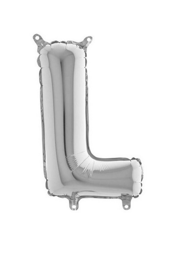 FOLYO BALON L HARF GÜMÜŞ 102CM (DÜ 50)